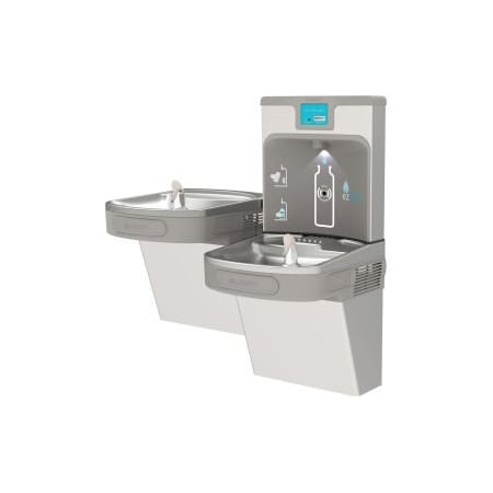 Elkay Elkay EZH2O Enhanced Water Bottle Refilling Station, Bi-Level, Filtered, Stainless LZSTL8WSSP